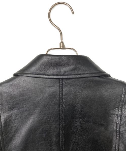STUDIOUS（ステュディオス）STUDIOUS (ステュディオス) ラムレザーダブルライダースジャケット ブラック サイズ:1の古着・服飾アイテム