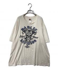 HARLEY-DAVIDSON（ハーレーダビッドソン）の古着「プリントTシャツ」｜ホワイト