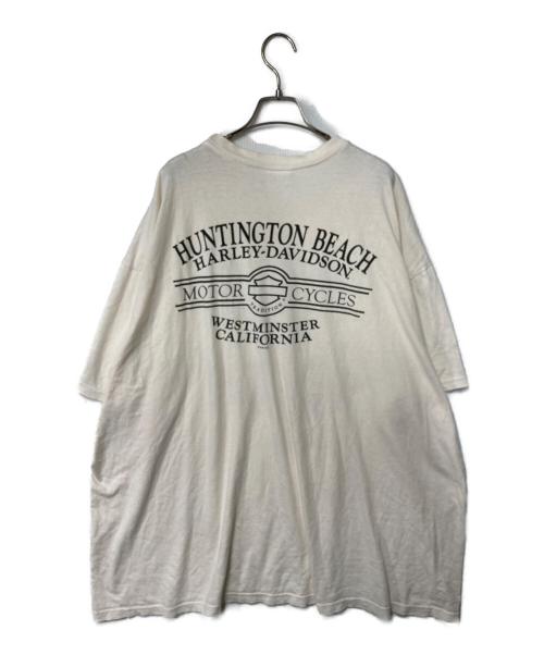 HARLEY-DAVIDSON（ハーレーダビッドソン）HARLEY-DAVIDSON (ハーレーダビッドソン) プリントTシャツ ホワイト サイズ:4XLの古着・服飾アイテム