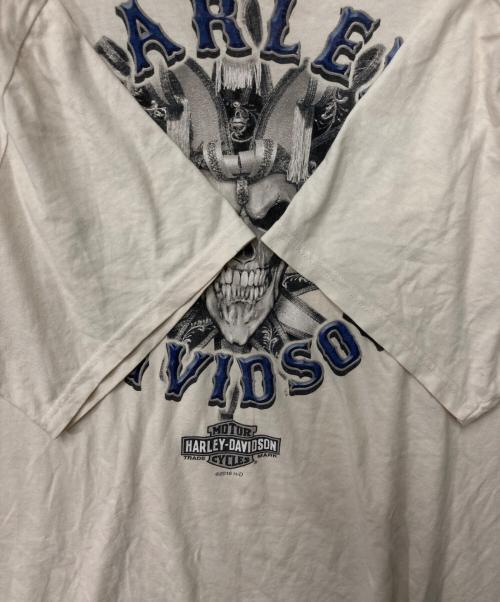 HARLEY-DAVIDSON（ハーレーダビッドソン）HARLEY-DAVIDSON (ハーレーダビッドソン) プリントTシャツ ホワイト サイズ:4XLの古着・服飾アイテム