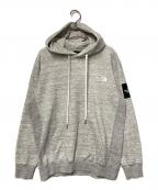 THE NORTH FACEザ ノース フェイス）の古着「スクエアロゴフーディ」｜グレー