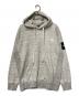 THE NORTH FACE（ザ ノース フェイス）の古着「スクエアロゴフーディ」｜グレー