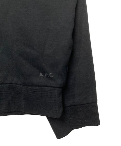 A.P.C.（アーペーセー）A.P.C. (アーペーセー) クルーネックスウェット ブラック サイズ:Sの古着・服飾アイテム