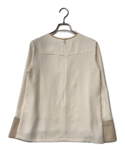 LOKITHO（ロキト）LOKITHO (ロキト) Laced v neck top ベージュ サイズ:1の古着・服飾アイテム