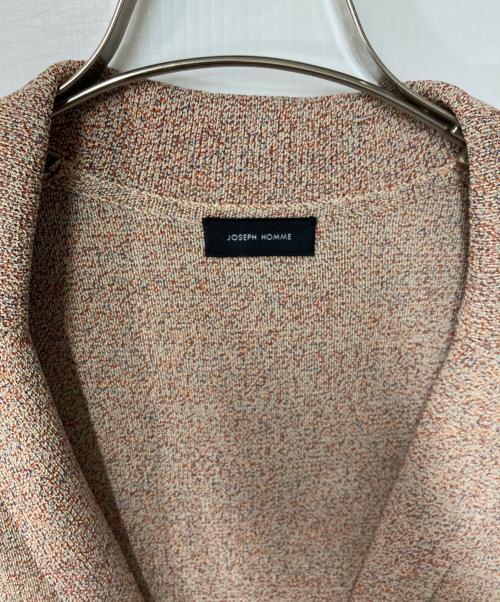 JOSEPH HOMME（ジョゼフ オム）JOSEPH HOMME (ジョゼフ オム) ニットテーラードジャケット ベージュ サイズ:46の古着・服飾アイテム