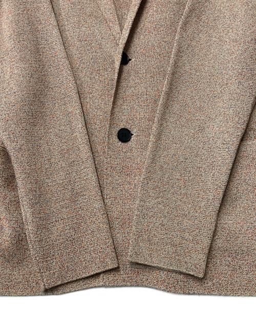 JOSEPH HOMME（ジョゼフ オム）JOSEPH HOMME (ジョゼフ オム) ニットテーラードジャケット ベージュ サイズ:46の古着・服飾アイテム