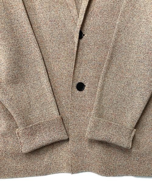 JOSEPH HOMME（ジョゼフ オム）JOSEPH HOMME (ジョゼフ オム) ニットテーラードジャケット ベージュ サイズ:46の古着・服飾アイテム