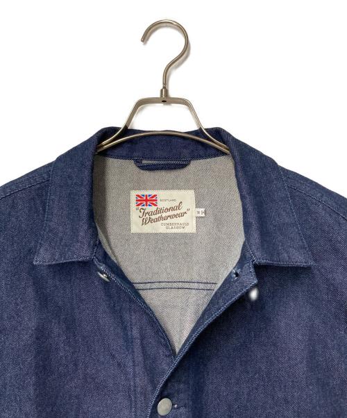 Traditional Weatherwear（トラディショナルウェザーウェア）Traditional Weatherwear (トラディショナルウェザーウェア) WORK JACKET 001D デニムジャケット インディゴ サイズ:36の古着・服飾アイテム