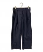 J.PRESS×digawelジェイプレス×ディガウェル）の古着「CRST 2タックパンツ」｜ネイビー