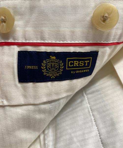 J.PRESS（ジェイプレス）J.PRESS (ジェイプレス) digawel (ディガウェル) CRST 2タックパンツ グレー サイズ:2の古着・服飾アイテム