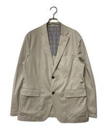 JOSEPH ABBOUD（ジョセフアブード）の古着「ヴィンテージコットンストレッチ ジャケット」｜グレー