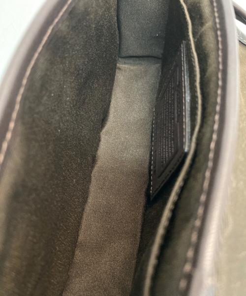 COACH（コーチ）COACH (コーチ) シグネチャーショルダーバッグ ブラウン×ベージュの古着・服飾アイテム