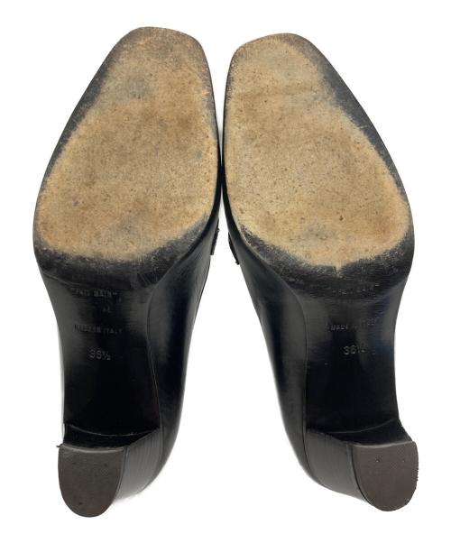 CELINE（セリーヌ）CELINE (セリーヌ) ヒールビットローファー ブラック サイズ:36 1/2の古着・服飾アイテム