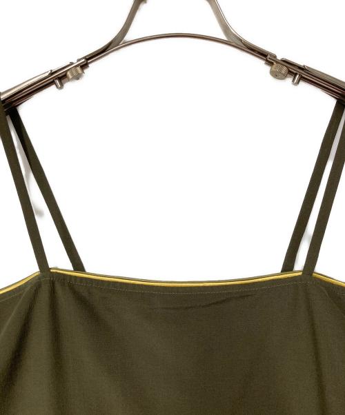 GUCCI（グッチ）GUCCI (グッチ) シルクキャミソール カーキ サイズ:42の古着・服飾アイテム