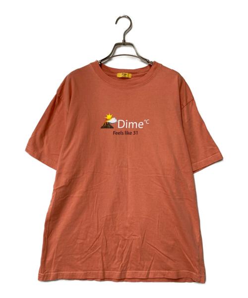 Dime（ダイム）Dime (ダイム) Weather T Shirt ピンク サイズ:Lの古着・服飾アイテム