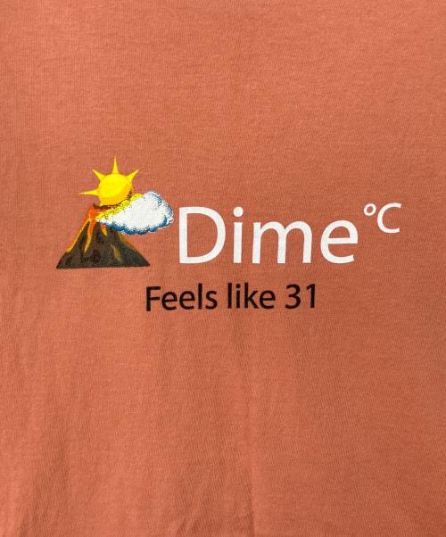 Dime（ダイム）Dime (ダイム) Weather T Shirt ピンク サイズ:Lの古着・服飾アイテム