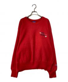 Champion（チャンピオン）の古着「リバースウィーブスウェット」｜レッド
