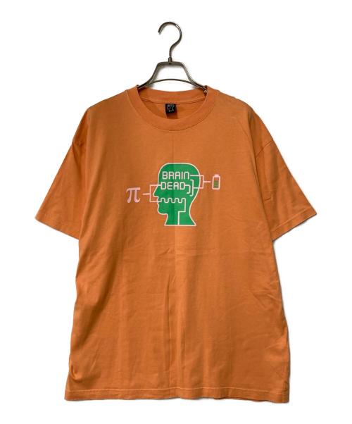 BRAIN DEAD（ブレインデッド）BRAIN DEAD (ブレインデッド) Low Battery T オレンジ サイズ:Mの古着・服飾アイテム