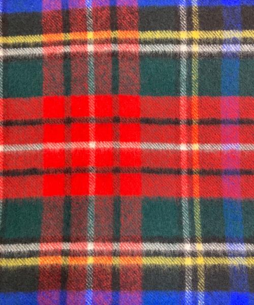 JOHNSTONS OF ELGIN（ジョンストンズ オブ エルガン）JOHNSTONS OF ELGIN (ジョンストンズ オブ エルガン) カシミヤチェックマフラー レッド×グリーンの古着・服飾アイテム