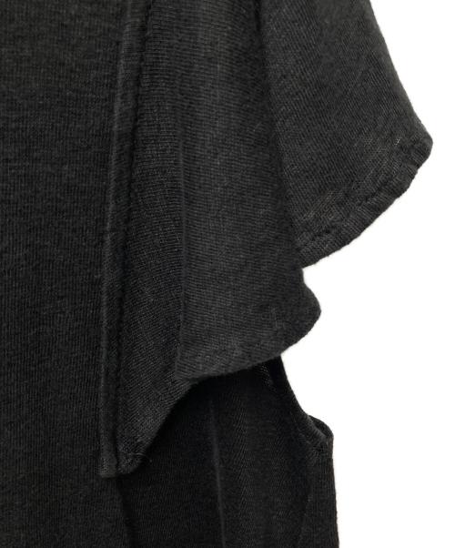 CLASKA（クラスカ）CLASKA (クラスカ) D リネンフリルカットソー ブラック サイズ:38の古着・服飾アイテム