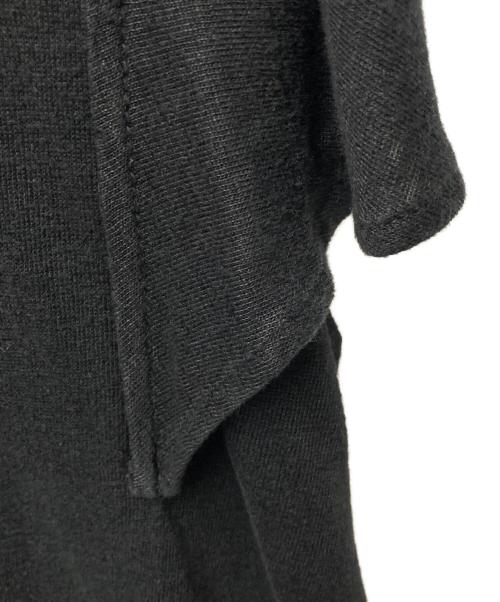CLASKA（クラスカ）CLASKA (クラスカ) D リネンフリルカットソー ブラック サイズ:38の古着・服飾アイテム