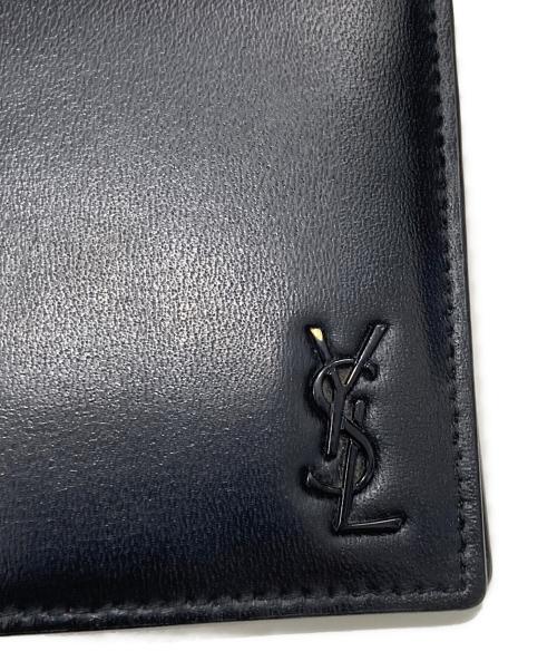 Saint Laurent Paris（サンローランパリ）Saint Laurent Paris (サンローランパリ) タイニーカサンドラビルクリップウォレット ブラックの古着・服飾アイテム