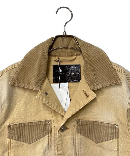 WALES BONNER（ウェールズボナー）WALES BONNER (ウェールズボナー) SIERRA CANVAS JACKET ベージュ サイズ:Ｍの古着・服飾アイテム