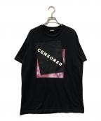 DIESELディーゼル）の古着「CENSORED Tシャツ」｜ブラック