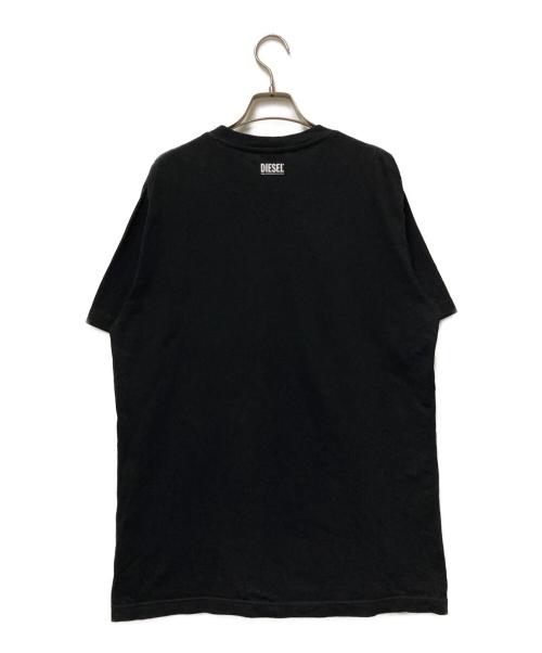 DIESEL（ディーゼル）DIESEL (ディーゼル) CENSORED Tシャツ ブラック サイズ:Mの古着・服飾アイテム