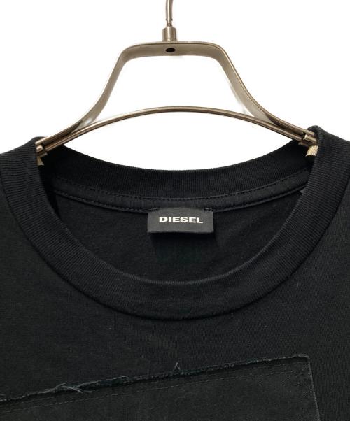 DIESEL（ディーゼル）DIESEL (ディーゼル) CENSORED Tシャツ ブラック サイズ:Mの古着・服飾アイテム
