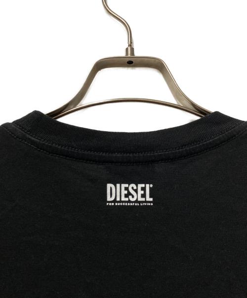 DIESEL（ディーゼル）DIESEL (ディーゼル) CENSORED Tシャツ ブラック サイズ:Mの古着・服飾アイテム