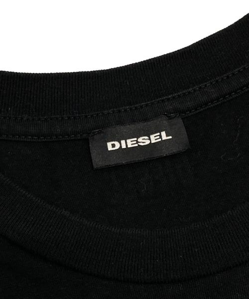 DIESEL（ディーゼル）DIESEL (ディーゼル) CENSORED Tシャツ ブラック サイズ:Mの古着・服飾アイテム