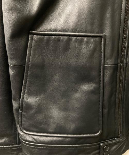 Shanghai Tang（シャンハイタン）Shanghai Tang (シャンハイタン) ラムレザージャケット ブラック サイズ:48の古着・服飾アイテム