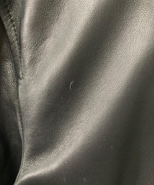 Shanghai Tang（シャンハイタン）Shanghai Tang (シャンハイタン) ラムレザージャケット ブラック サイズ:48の古着・服飾アイテム