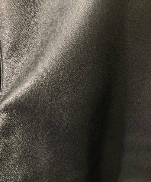 Shanghai Tang（シャンハイタン）Shanghai Tang (シャンハイタン) ラムレザージャケット ブラック サイズ:48の古着・服飾アイテム