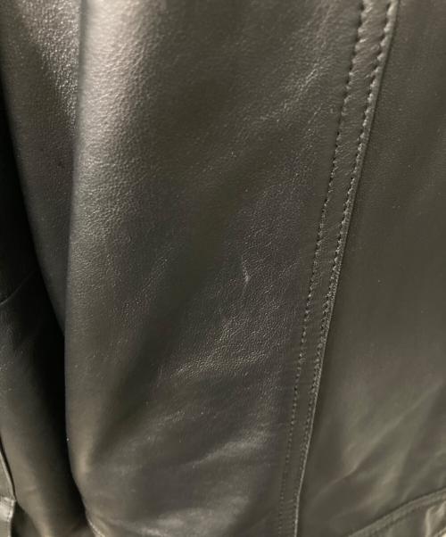 Shanghai Tang（シャンハイタン）Shanghai Tang (シャンハイタン) ラムレザージャケット ブラック サイズ:48の古着・服飾アイテム