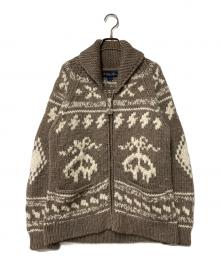 BROOKS BROTHERS（ブルックスブラザーズ）の古着「カウチンカーディガン」｜ベージュ