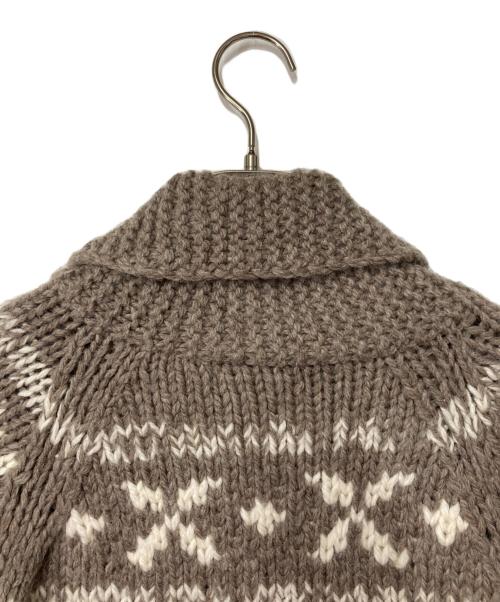BROOKS BROTHERS（ブルックスブラザーズ）BROOKS BROTHERS (ブルックスブラザーズ) カウチンカーディガン ベージュ サイズ:Sの古着・服飾アイテム