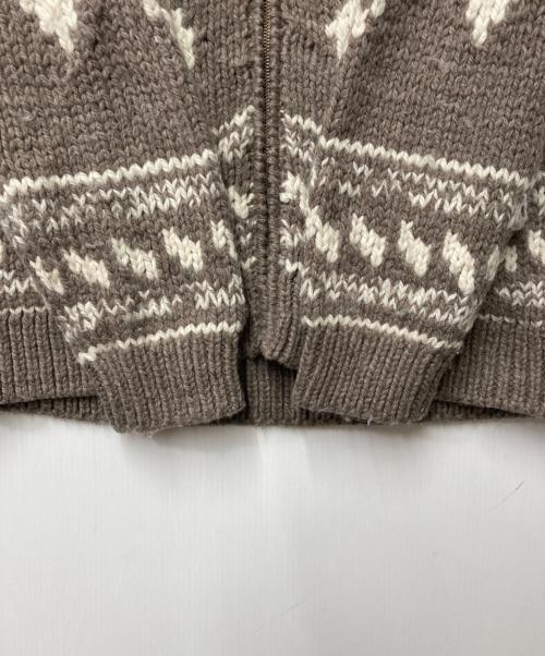 BROOKS BROTHERS（ブルックスブラザーズ）BROOKS BROTHERS (ブルックスブラザーズ) カウチンカーディガン ベージュ サイズ:Sの古着・服飾アイテム