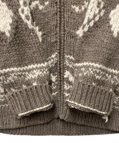 BROOKS BROTHERS（ブルックスブラザーズ）BROOKS BROTHERS (ブルックスブラザーズ) カウチンカーディガン ベージュ サイズ:Sの古着・服飾アイテム