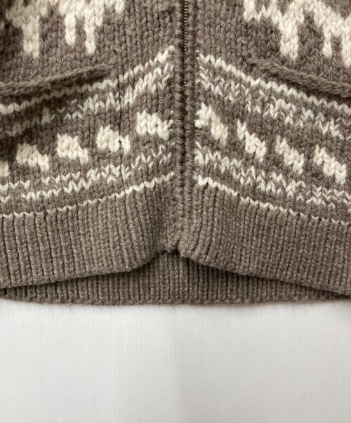 BROOKS BROTHERS（ブルックスブラザーズ）BROOKS BROTHERS (ブルックスブラザーズ) カウチンカーディガン ベージュ サイズ:Sの古着・服飾アイテム