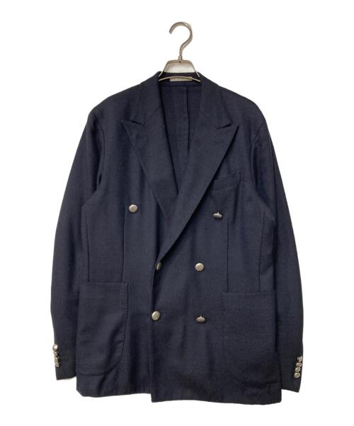 BOGLIOLI（ボリオリ）BOGLIOLI (ボリオリ) DOVER ダブルジャケット ネイビー サイズ:不明　実寸参照の古着・服飾アイテム