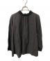 nest Robe（ネストローブ）の古着「フリルカラー リネンブラウス」｜グレー