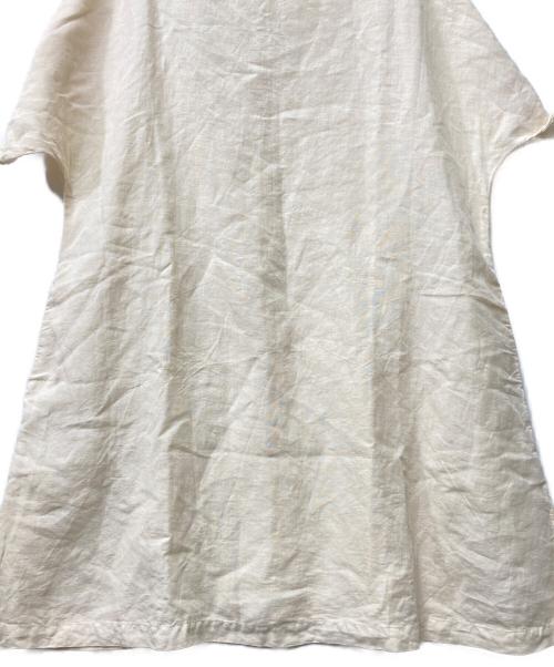 nest Robe（ネストローブ）nest Robe (ネストローブ) リネンワンピース アイボリー サイズ:Freeの古着・服飾アイテム