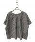nest Robe (ネストローブ) リネンチェックブラウス ブラック×ホワイト サイズ:Free：7000円