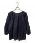 nest Robe (ネストローブ) リネンギャザーブラウス ネイビー サイズ:FREE：7000円