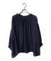 nest Robe（ネストローブ）の古着「リネンワイドブラウス」｜ネイビー
