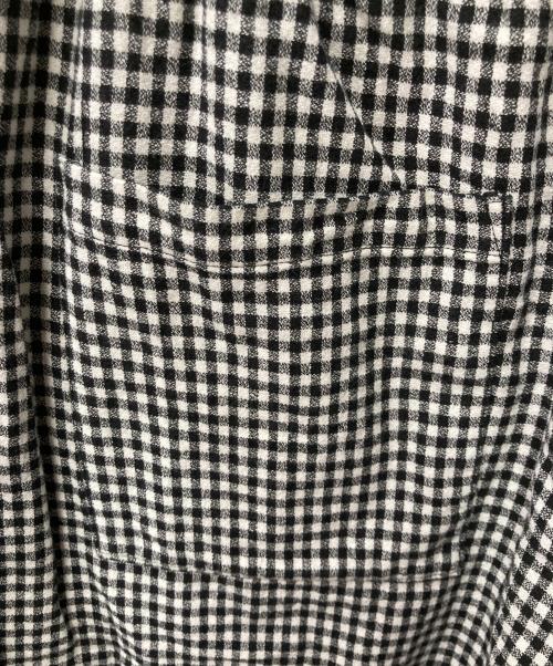 nest Robe（ネストローブ）nest Robe (ネストローブ) リネンワイドパンツ ブラック×ホワイト サイズ:FREEの古着・服飾アイテム