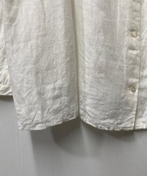 nest Robe（ネストローブ）nest Robe (ネストローブ) リネンブラウス ホワイト サイズ:FREEの古着・服飾アイテム