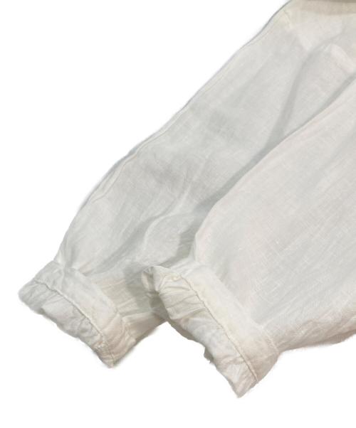 nest Robe（ネストローブ）nest Robe (ネストローブ) リネンブラウス ホワイト サイズ:FREEの古着・服飾アイテム